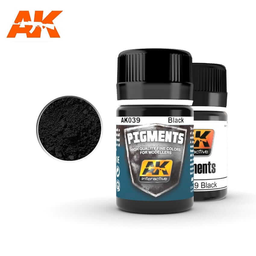AK Interactive Black Pigment AK039